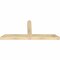Ekena Millwork Portland Rough Sawn Timber Gable Bracket, Douglas Fir, 60"W x 25"H x 4"D x 4"F, 10/12 Pitch GBW060X25X0404POR00RDF - alternate 2